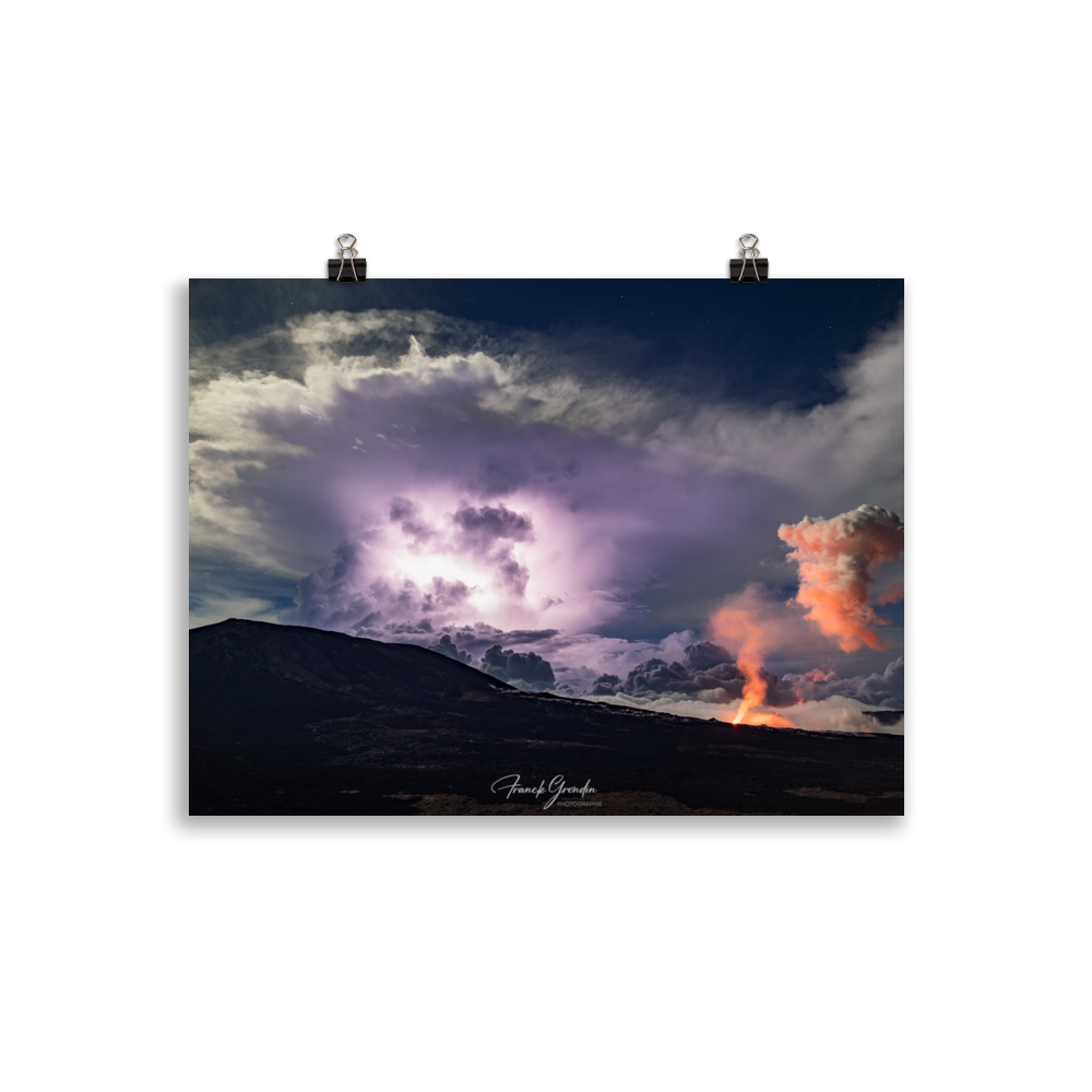 Affiche de La Réunion Tonnerre et Feu - Univile La Réunion (vue 3)