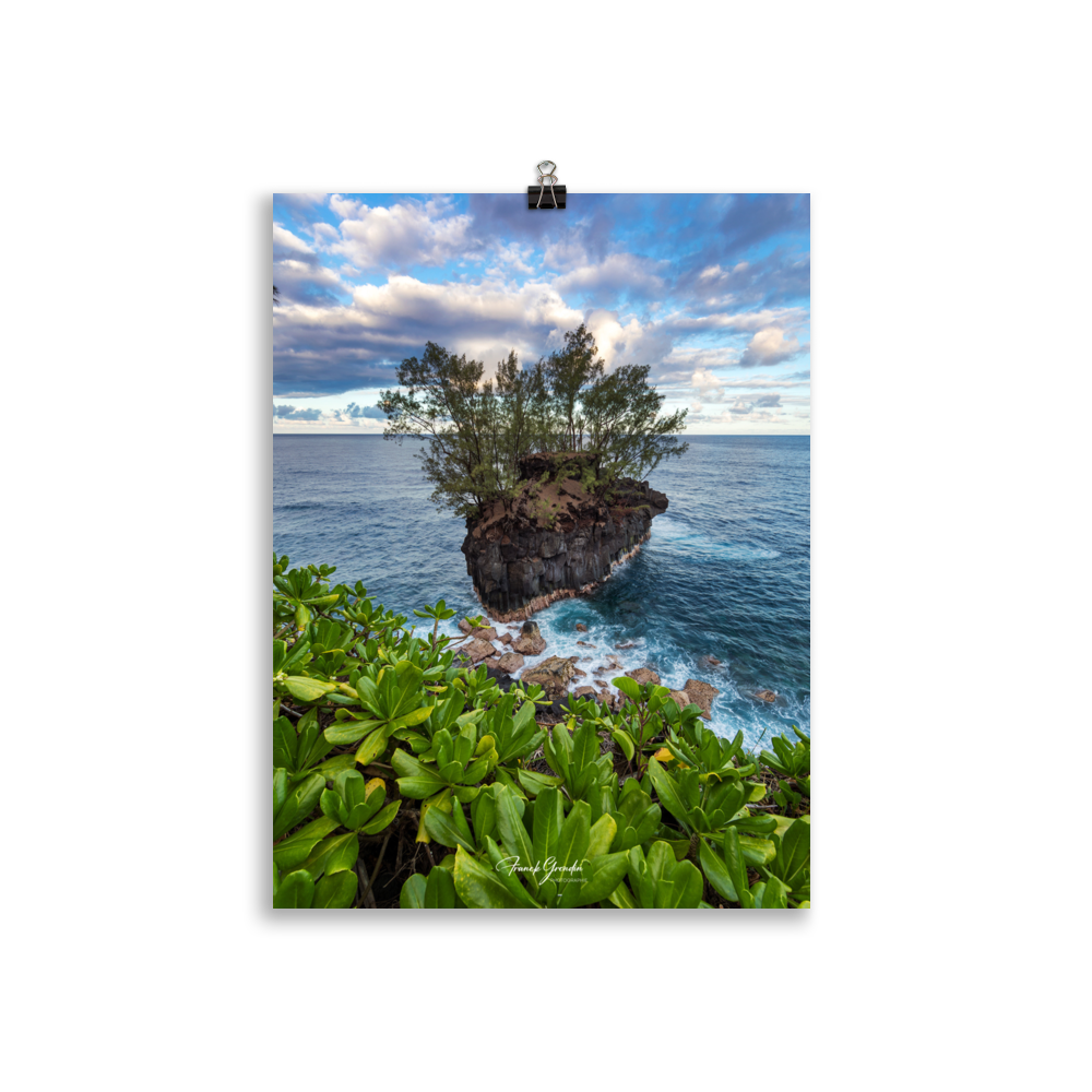Affiche de La Réunion Roche Pas de Cabris 30 × 40 cm / Sans cadre - Univile La Réunion