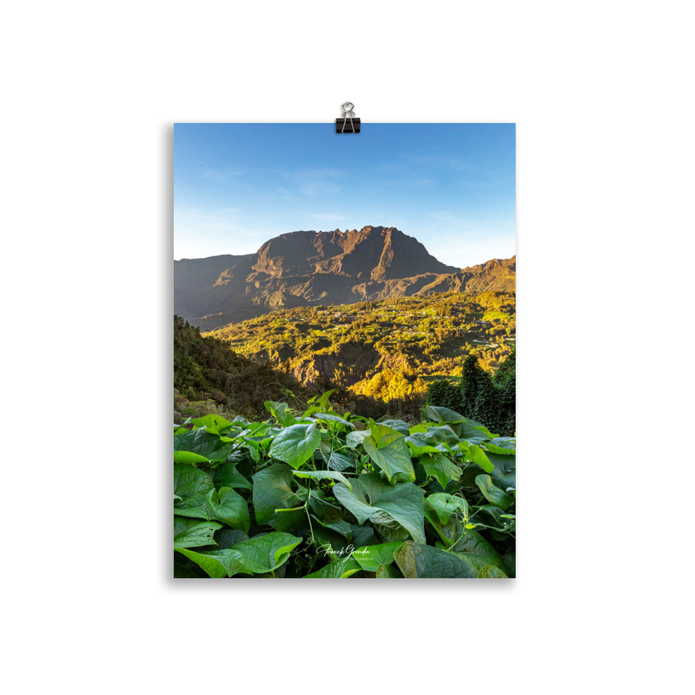 Affiche de La Réunion SUNRISE SALAZIE 30 × 40 cm / Sans cadre - Univile La Réunion