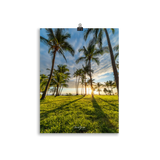 Affiche de La Réunion Sunset Grande Anse 30 × 40 cm / Sans cadre - Univile La Réunion