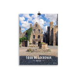 Affiche de Bretagne Cœur de Locronan 30×40 cm / Sans cadre - Univile Bretagne