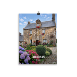 Affiche de Bretagne Locronan 30 × 40 cm / Sans cadre - Univile Bretagne