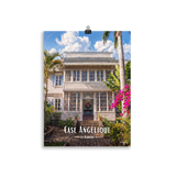 Affiche de La Réunion Case Angélique 30 × 40 cm / Sans cadre - Univile La Réunion