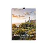 Affiche de Bretagne Pointe Saint-Mathieu 30 × 40 cm / Sans cadre - Univile Bretagne
