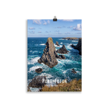 Affiche de Bretagne Port-Coton 30 × 40 cm / Sans cadre - Univile Bretagne