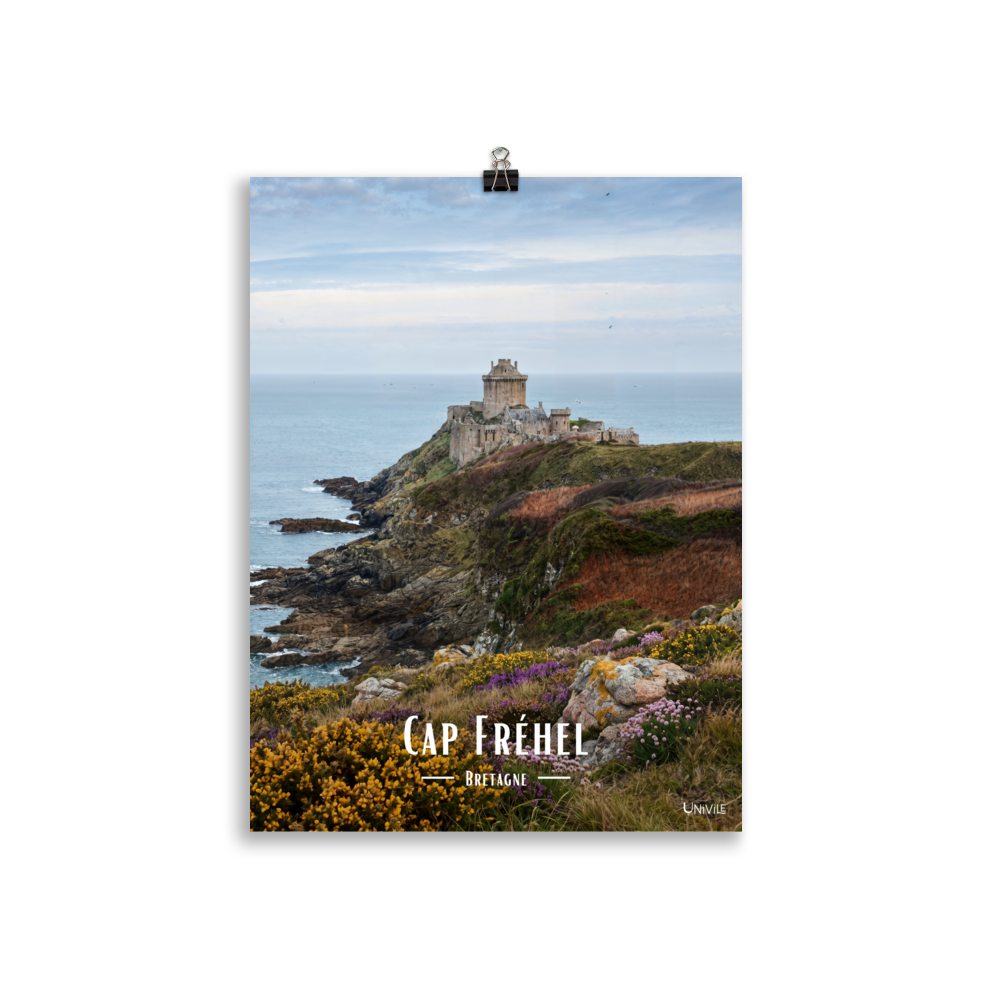 Affiche de Bretagne Cap Fréhel 30 × 40 cm / Sans cadre - Univile Bretagne