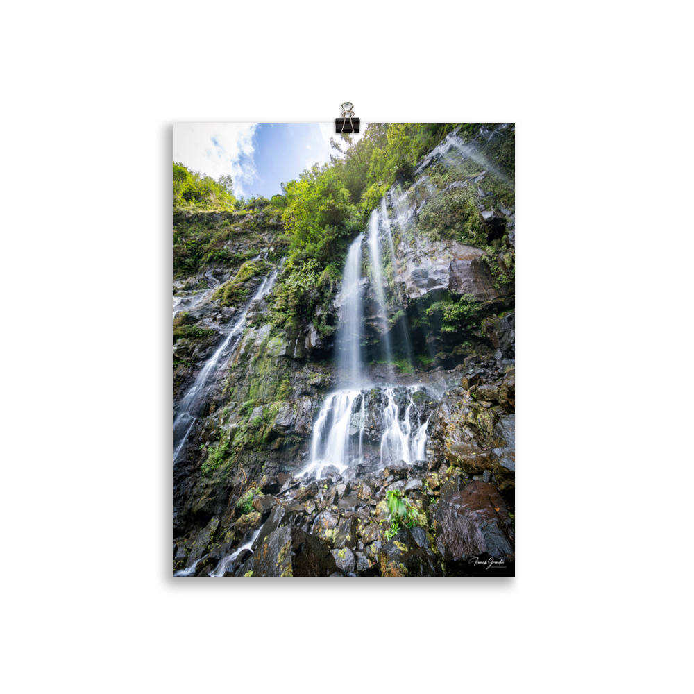 Affiche de La Réunion Grand Galet 30 × 40 cm / Sans cadre - photographie Franck Grondin