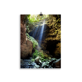 Affiche de La Réunion Caverne du Mapou 30 × 40 cm / Sans cadre - photographie Franck Grondin