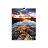 Affiche de La Réunion Coraux de la Souris Blanche 30 × 40 cm / Sans cadre - photographie Franck Grondin