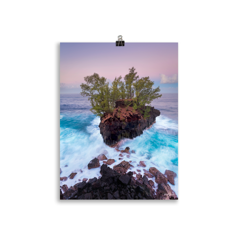 Affiche de La Réunion Le Parc à Cabri à l'Heure Bleue 30 × 40 cm / Sans cadre - photographie Franck Grondin