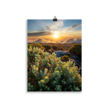 Affiche de La Réunion Crépuscule sur le Pas des Sables 30 × 40 cm / Sans cadre - photographie Franck Grondin