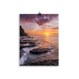 Affiche de La Réunion Crépuscule au Cap Champagne 30 × 40 cm / Sans cadre - photographie Franck Grondin