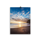 Affiche de La Réunion Coucher de Soleil sur le Ti Sable 30 × 40 cm / Sans cadre - photographie Franck Grondin