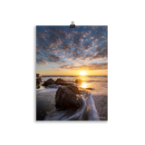 Affiche de La Réunion Coucher de Soleil à la Pointe du Diable 30 × 40 cm / Sans cadre - photographie Franck Grondin