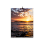 Affiche de La Réunion Saint-Pierre depuis Terre-Sainte 30 × 40 cm / Sans cadre - photographie Franck Grondin