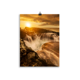 Affiche de La Réunion Le Souffleur de la Pointe des Châteaux 30 × 40 cm / Sans cadre - photographie Franck Grondin