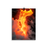 Affiche de La Réunion Robe de Feu, Février 2026 30 × 40 cm / Sans cadre - photographie Franck Grondin