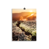 Affiche de La Réunion Éruption d'Août 2015 30 × 40 cm / Sans cadre - photographie Franck Grondin