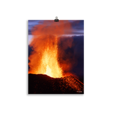 Affiche de La Réunion Coulée d'Août 2015 30 × 40 cm / Sans cadre - photographie Franck Grondin