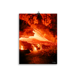 Affiche de La Réunion Coulée de Février 2026 30 × 40 cm / Sans cadre - photographie Franck Grondin