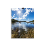 Affiche de La Réunion Le Lac Argamasse 30 × 40 cm / Sans cadre - photographie Franck Grondin