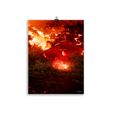 Affiche de La Réunion Éruption de Février 2026 30 × 40 cm / Sans cadre - photographie Franck Grondin