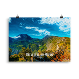 Affiche de la Réunion Belvédère du Maïdo horizontal 50 × 70 cm / Sans Cadre - Univile