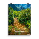 Affiche de la Réunion Ultra Trail 50 × 70 cm / Sans Cadre - Univile