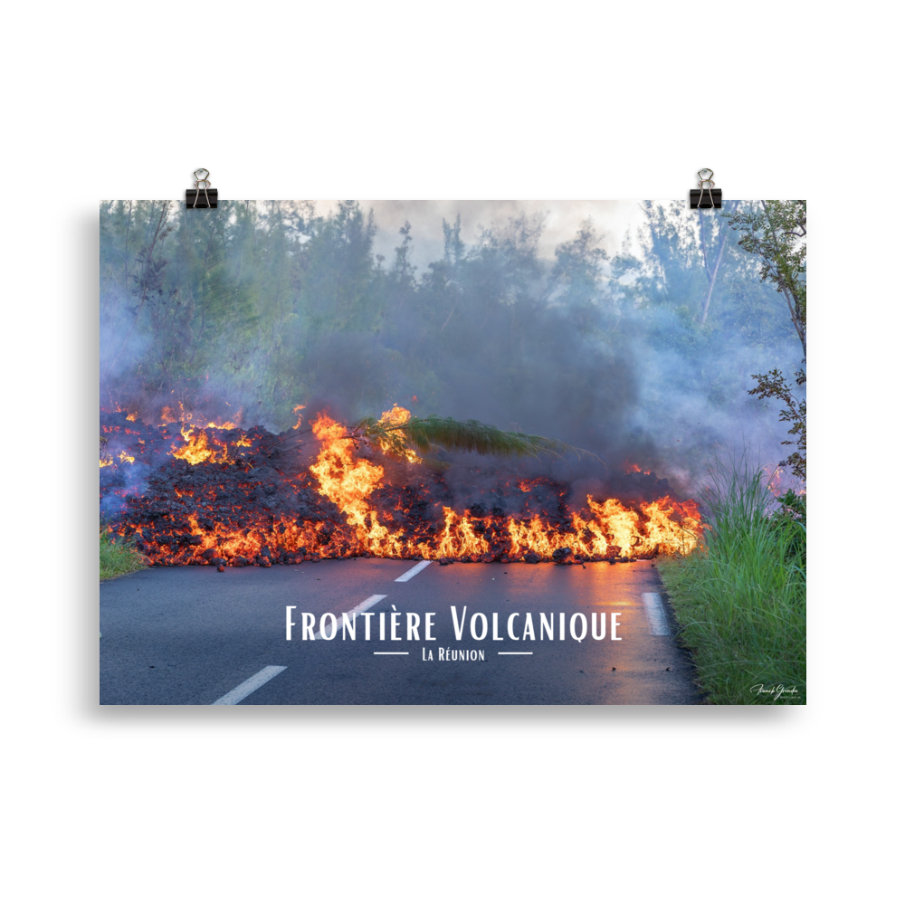 Affiche de La Réunion Frontière Volcanique - Univile La Réunion (vue 2)