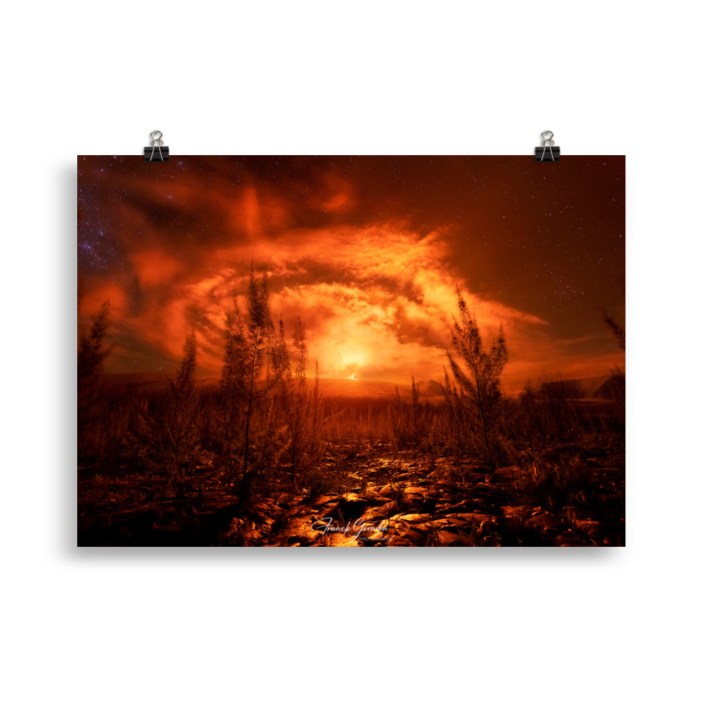 Affiche de La Réunion Le Soleil de Minuit - Univile La Réunion (vue 2)