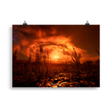 Affiche de La Réunion Le Soleil de Minuit - Univile La Réunion (vue 2)