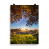 Affiche de La Réunion Sunset Kiosque Maïdo 50×70 cm / Sans cadre - Univile La Réunion