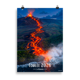 Affiche de La Réunion Coulée 2026 50 × 70 cm / Sans cadre - Univile La Réunion