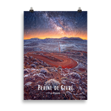 Affiche de La Réunion Plaine de Givre 50 × 70 cm / Sans cadre - Univile La Réunion