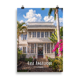 Affiche de La Réunion Case Angélique 50 × 70 cm / Sans cadre - Univile La Réunion