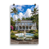 Affiche de La Réunion Maison Carrère 50 × 70 cm / Sans cadre - Univile La Réunion