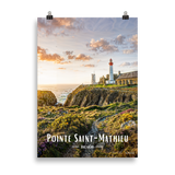 Affiche de Bretagne Pointe Saint-Mathieu 50 × 70 cm / Sans cadre - Univile Bretagne