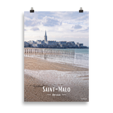 Affiche de Bretagne Saint-Malo 50 × 70 cm / Sans cadre - Univile Bretagne