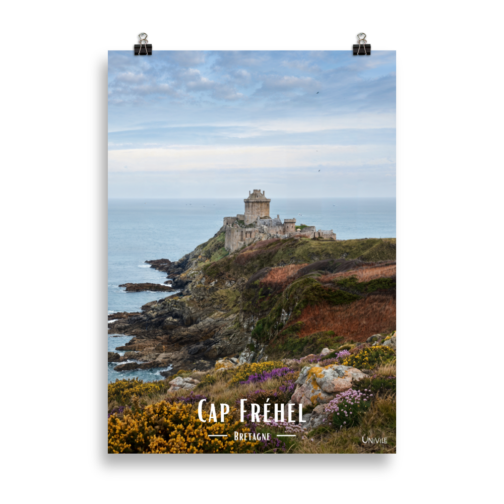 Affiche de Bretagne Cap Fréhel 50 × 70 cm / Sans cadre - Univile Bretagne