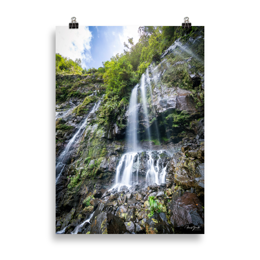Affiche de La Réunion Grand Galet 50 × 70 cm / Sans cadre - photographie Franck Grondin