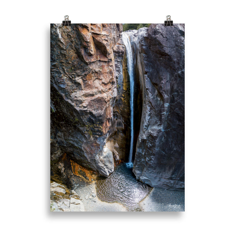 Affiche de La Réunion Cascade de Bras Rouge 50 × 70 cm / Sans cadre - photographie Franck Grondin
