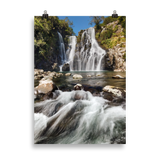 Affiche de La Réunion Cascade du Bassin Carrosse 50 × 70 cm / Sans cadre - photographie Franck Grondin