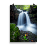 Affiche de La Réunion Cascade du Pont Rouge, Le Tremblet 50 × 70 cm / Sans cadre - photographie Franck Grondin