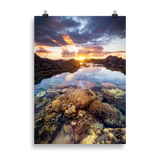 Affiche de La Réunion Coraux de la Souris Blanche 50 × 70 cm / Sans cadre - photographie Franck Grondin