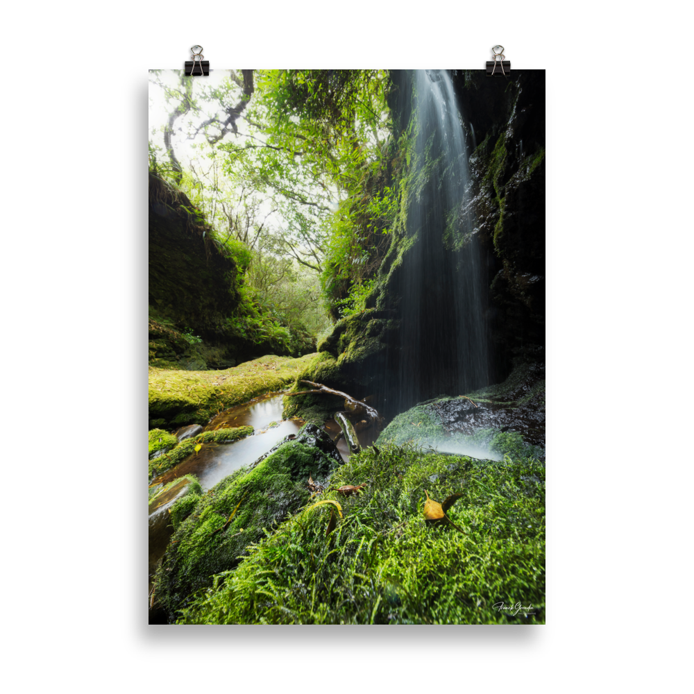 Affiche de La Réunion Cascade de la Ravine Citron Galet 50 × 70 cm / Sans cadre - photographie Franck Grondin
