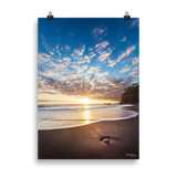 Affiche de La Réunion Coucher de Soleil sur le Ti Sable 50 × 70 cm / Sans cadre - photographie Franck Grondin