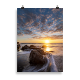 Affiche de La Réunion Coucher de Soleil à la Pointe du Diable 50 × 70 cm / Sans cadre - photographie Franck Grondin