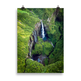Affiche de La Réunion Le Trou de Fer vu du Ciel 50 × 70 cm / Sans cadre - photographie Franck Grondin