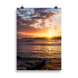 Affiche de La Réunion Saint-Pierre depuis Terre-Sainte 50 × 70 cm / Sans cadre - photographie Franck Grondin