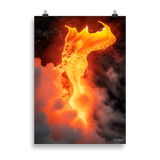Affiche de La Réunion Robe de Feu, Février 2026 50 × 70 cm / Sans cadre - photographie Franck Grondin